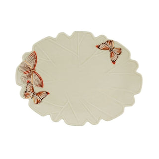 Bordallo Pinheiro Cloudy Butterflies oval platter 18.51x13 inch - Buy now on ShopDecor - Discover the best products by BORDALLO PINHEIRO design