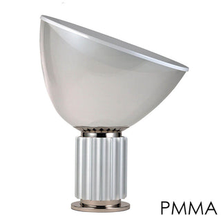 Flos Taccia PMMA table lamp Silver - Buy now on ShopDecor - Discover the best products by FLOS design