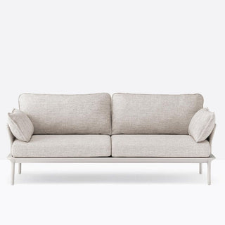 Pedrali Reva Twist three seater sofa with side pillows - Buy now on ShopDecor - Discover the best products by PEDRALI design