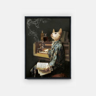 Ibride Portrait Collector Lazy Victoire S print 16.15x21.66 inch - Buy now on ShopDecor - Discover the best products by IBRIDE design