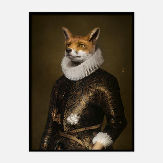 Ibride Portrait Collector Le Renard L print 25.20x33.47 inch - Buy now on ShopDecor - Discover the best products by IBRIDE design