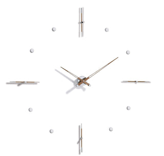 Nomon Mixto diam. 49 1/4 inch. wall clock Steel - Buy now on ShopDecor - Discover the best products by NOMON design
