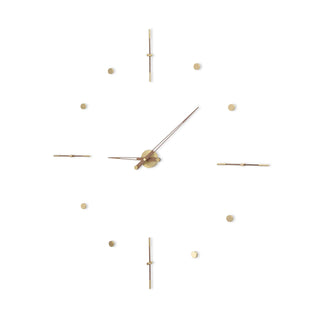 Nomon Mixto diam. 49 1/4 inch. wall clock Brass - Buy now on ShopDecor - Discover the best products by NOMON design