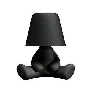 Qeeboo Sweet Brothers Joe portable LED table lamp Black - Buy now on ShopDecor - Discover the best products by QEEBOO design