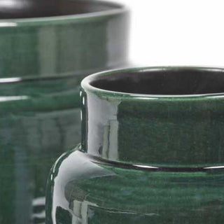 Serax Glazed Shades flower pot dark green h. 14 1/6 inch - Buy now on ShopDecor - Discover the best products by SERAX design