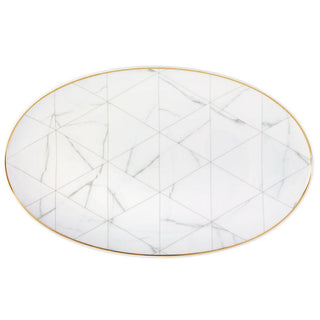 Vista Alegre Carrara large oval platter 15.44 inch - Buy now on ShopDecor - Discover the best products by VISTA ALEGRE design