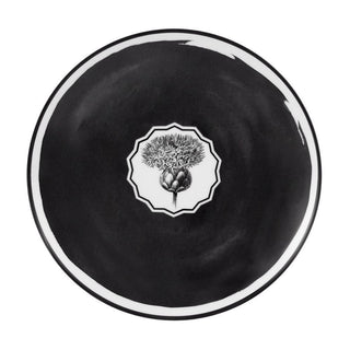 Vista Alegre Herbariae dessert plate black diam. 9.06 inch - Buy now on ShopDecor - Discover the best products by VISTA ALEGRE design