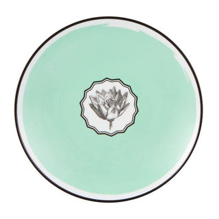 Vista Alegre Herbariae dessert plate green diam. 9.06 inch - Buy now on ShopDecor - Discover the best products by VISTA ALEGRE design