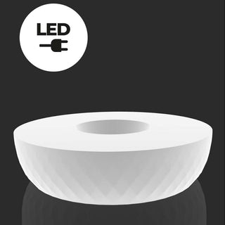 Vondom Vases Island LED round seat with vase diam. 70.08 inch - Buy now on ShopDecor - Discover the best products by VONDOM design